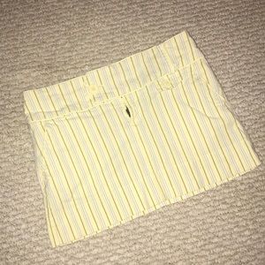 American Eagle Pastel Striped Mini Skirt